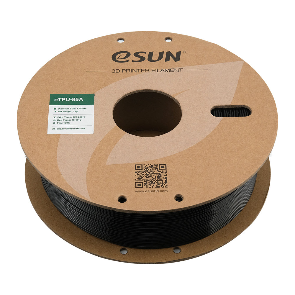 Bobine eSun de eTPU-95A Black - 1 kg - Bobine couchée