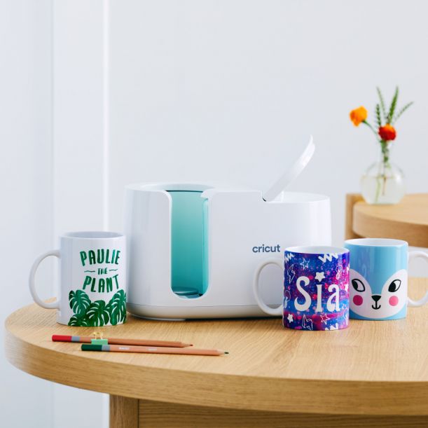 Cricut - Mug en céramique - blanc - 12 oz / 340 ml (lot 2 Mugs)