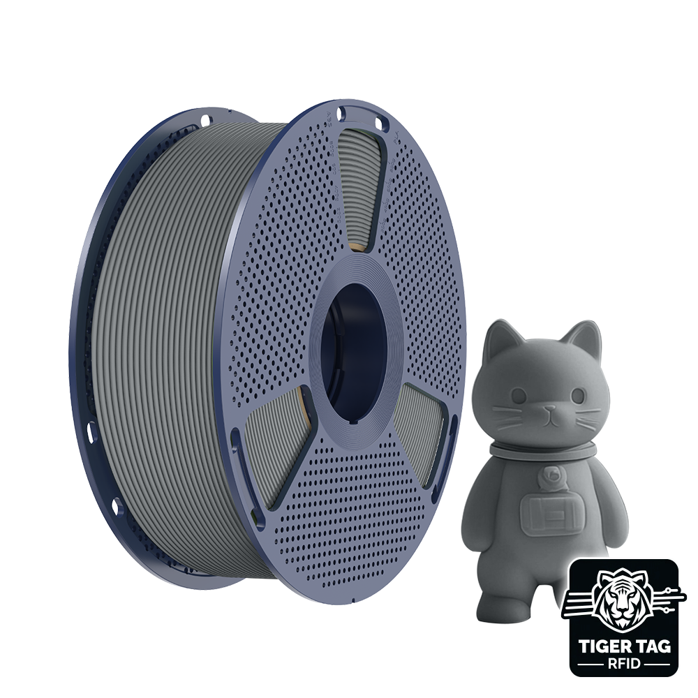 Sunlu - PLA Matte - Gris (Grey) - 1,75 mm - 1 kg avec RFID TigerTag