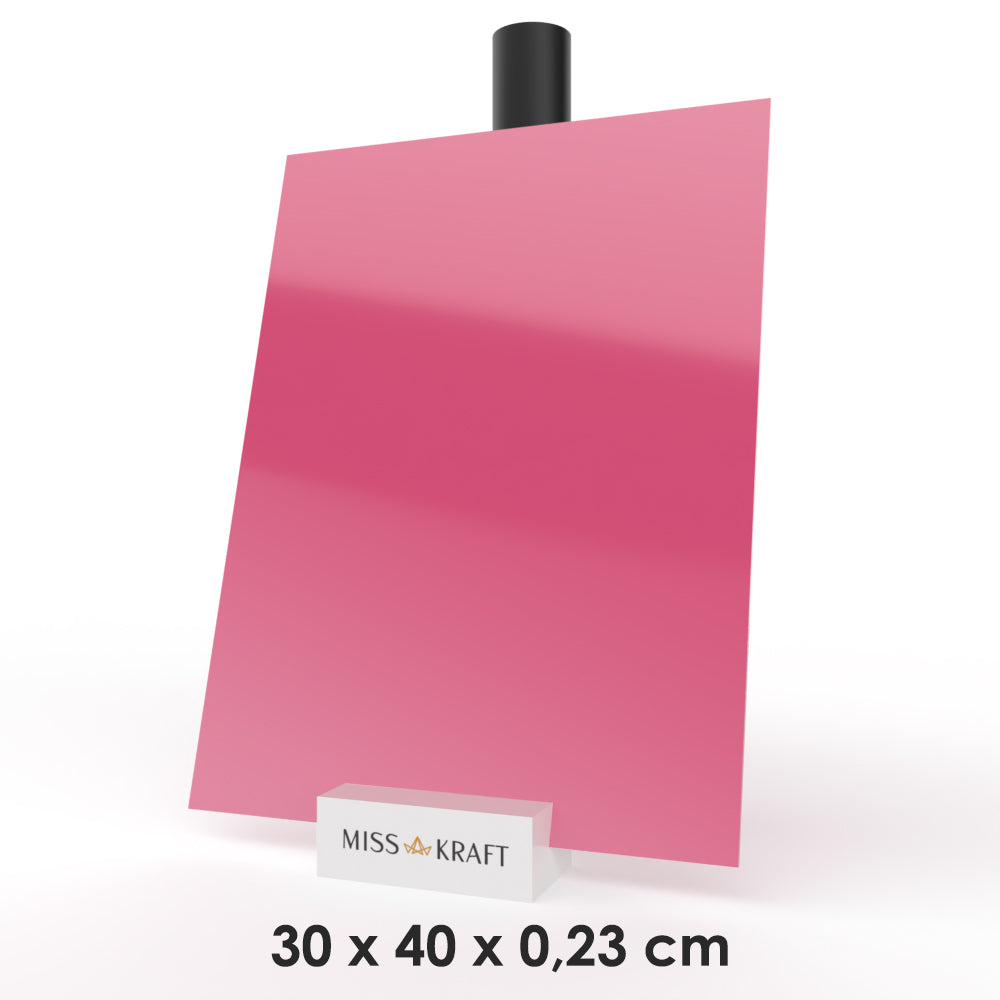 Plaque acrylique MissKraft - Rose Pale