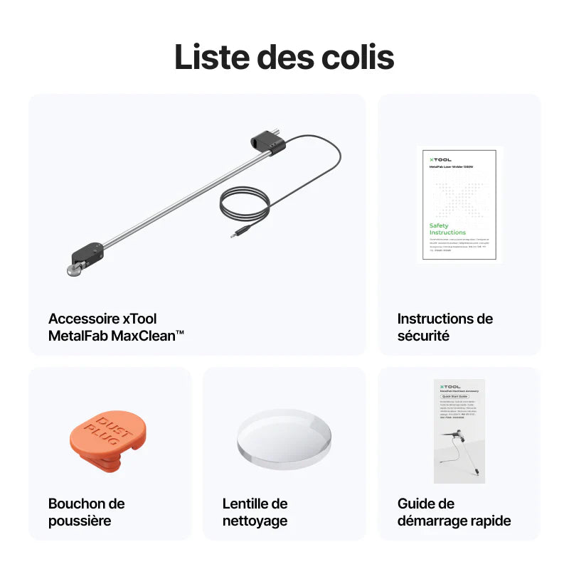 xTool - MetalFab - Accessoire de Nettoyage Laser MaxClean - 45 mm