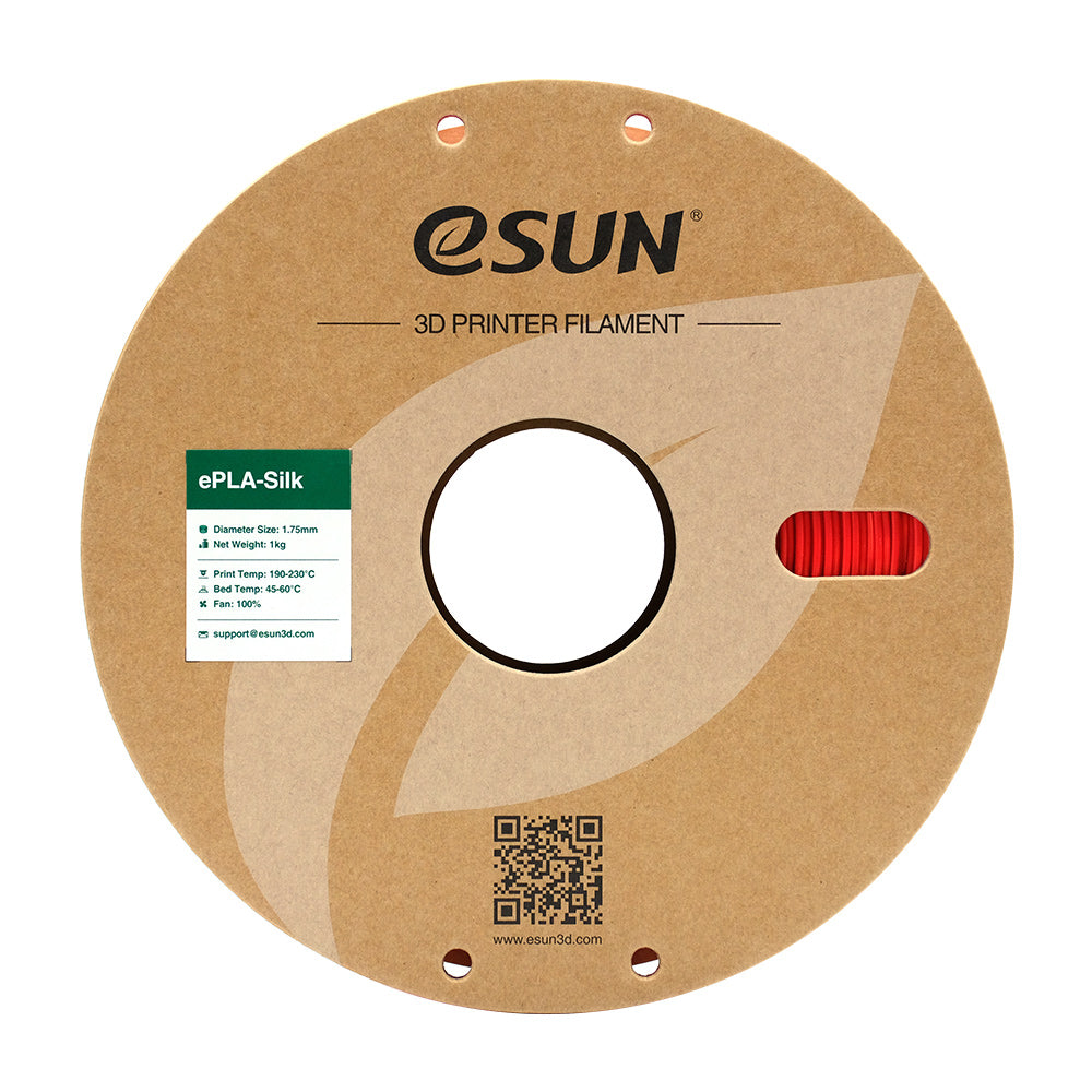 Bobine eSun de eSilk Red - 1 kg - Packaging