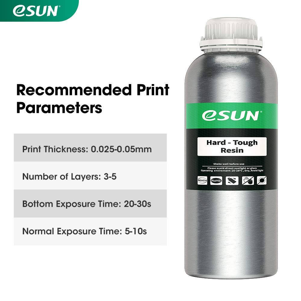 eSun - Hard & Tough Resin - Noir (Black) - 1 kg