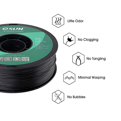 ABS+ Noir Esun Filament Atome3D 1.75mm 1kg