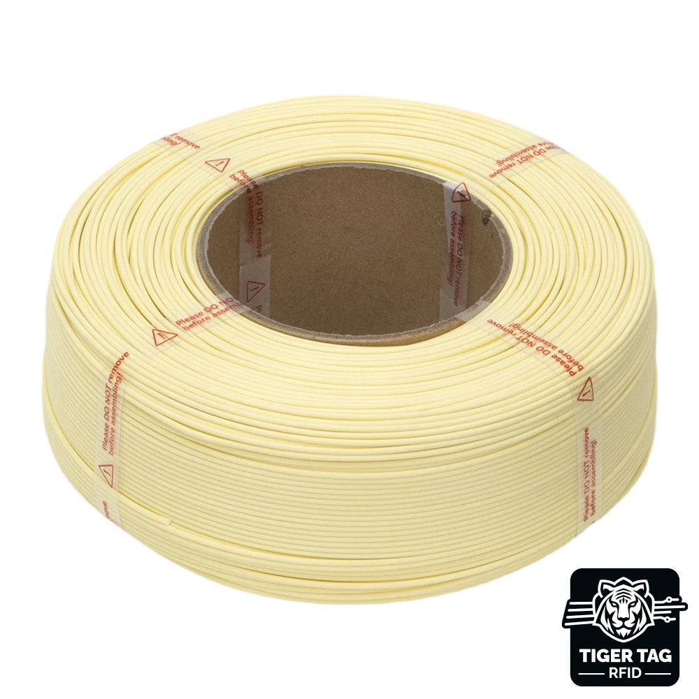 eSun - PLA Matte - Amande (Almond Yellow) - 1,75 mm - 1 kg Refill avec RFID TigerTag