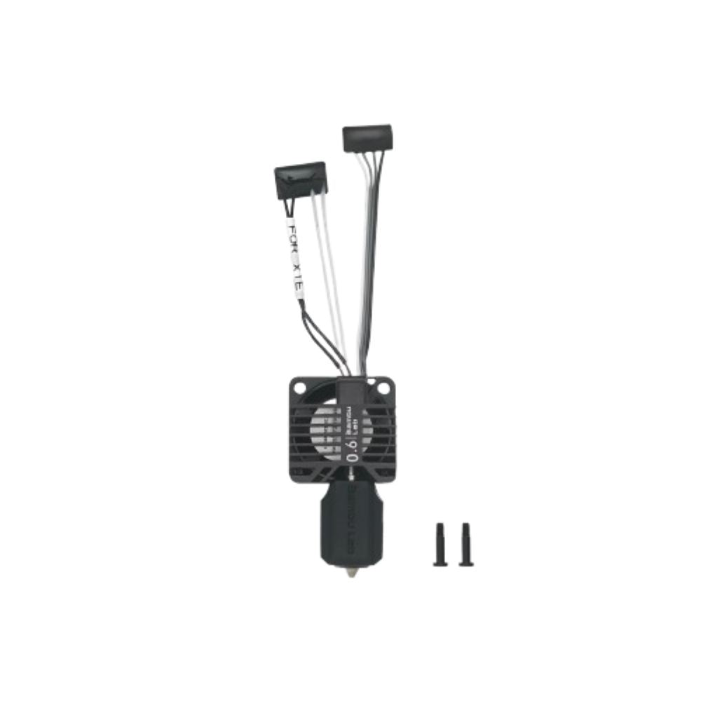 Bambu Lab - Tête d'Extrusion Complète avec Buse en Acier trempé (Complete hotend assembly with hardened steel nozzle) - X1E - 0.6 mm