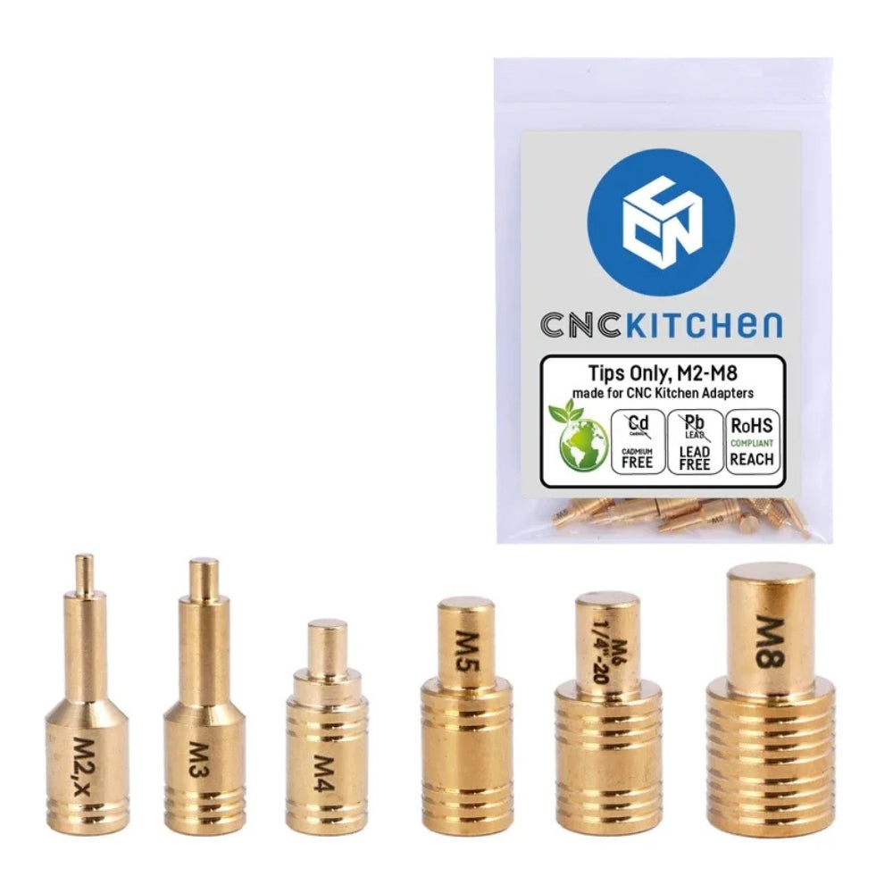CNC Kitchen - Kit de Pannes M2,x/M3/M4/M5/M6+1/4"/M8