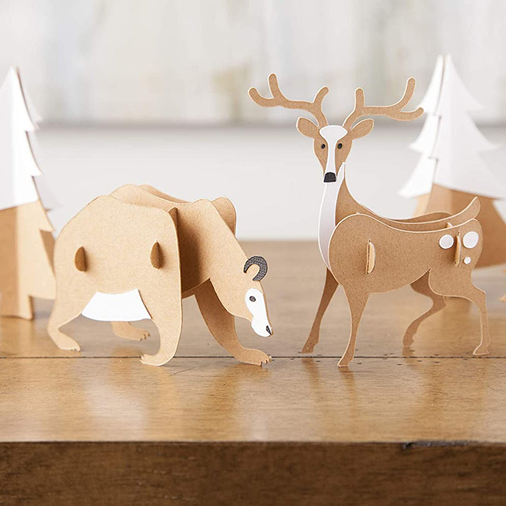 Cricut - 30 Papiers Carton Kraft Assortis - 30 x 30 cm