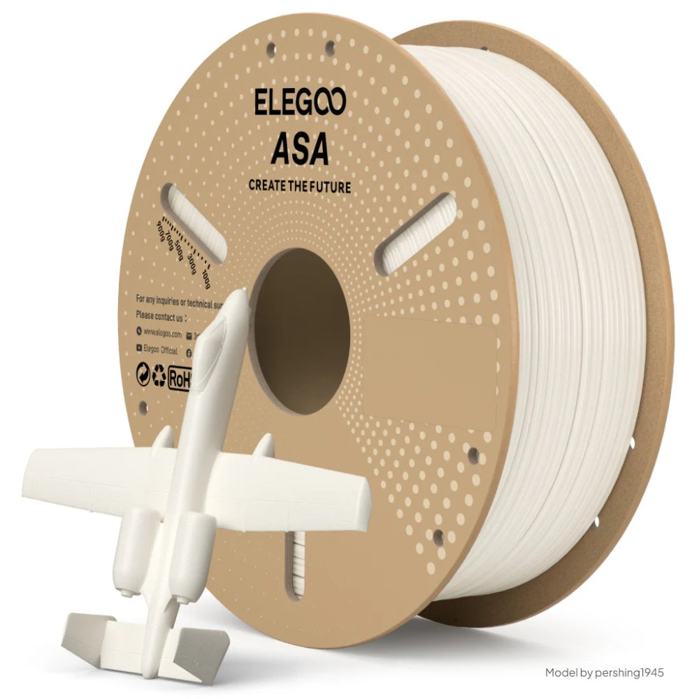 Elegoo - ASA - Blanc (White) - 1,75 mm - 1 kg