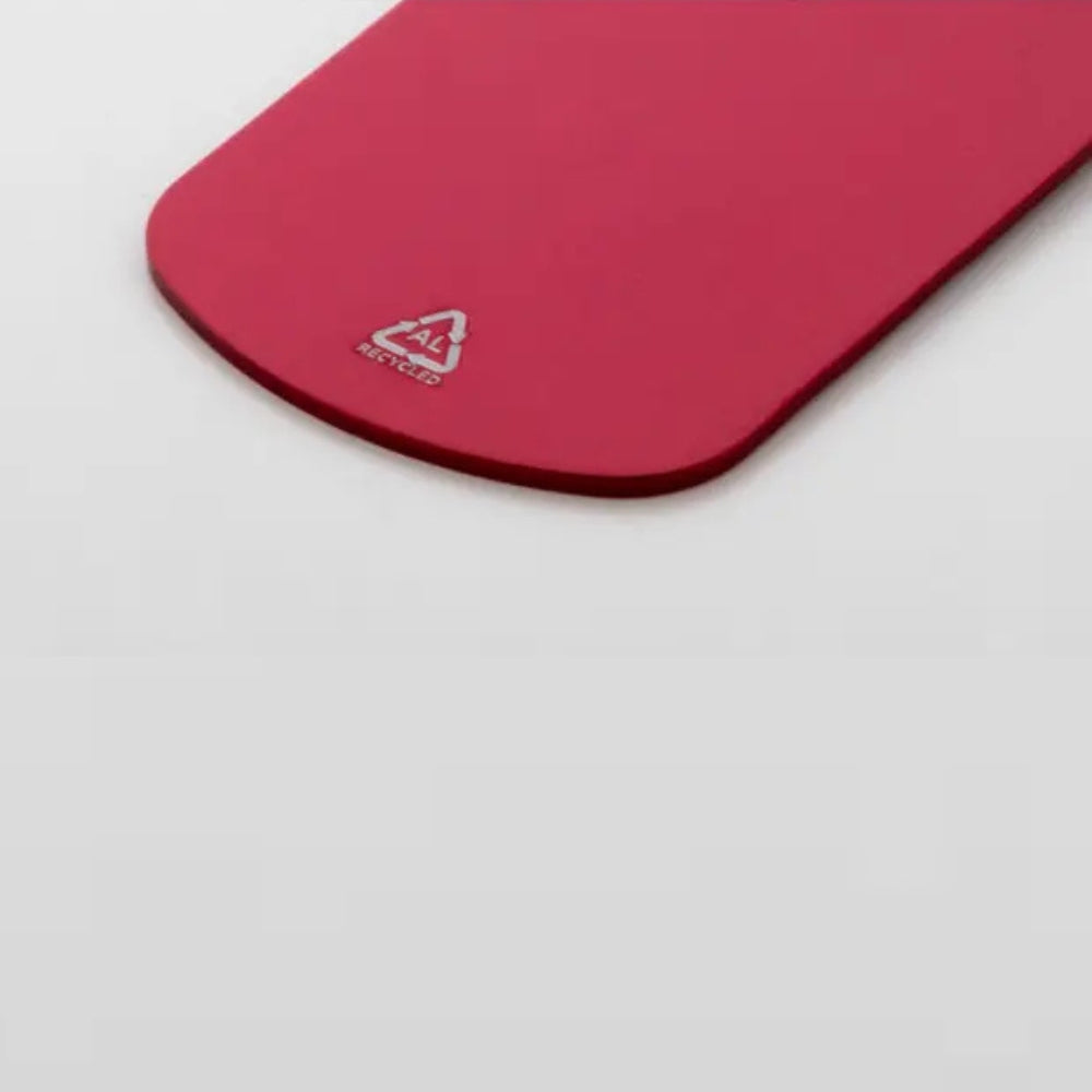 MissKraft - Porte Clés Plaque en métal à graver - Rouge