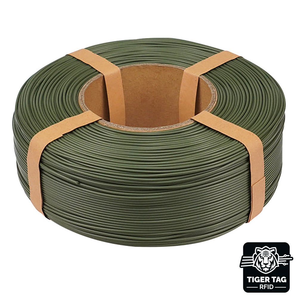 eSun - PLA+ - Vert Olive (Olive Green) - 1,75 mm - 1 kg Refill avec RFID TigerTag