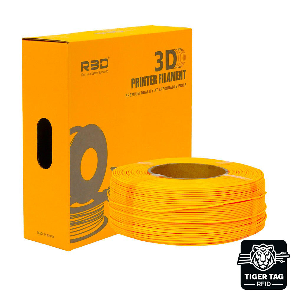 R3D - PLA High-speed - Jaune Fluo (Fluorescent Yellow) - 1,75 mm - 1 kg Refill avec RFID TigerTag