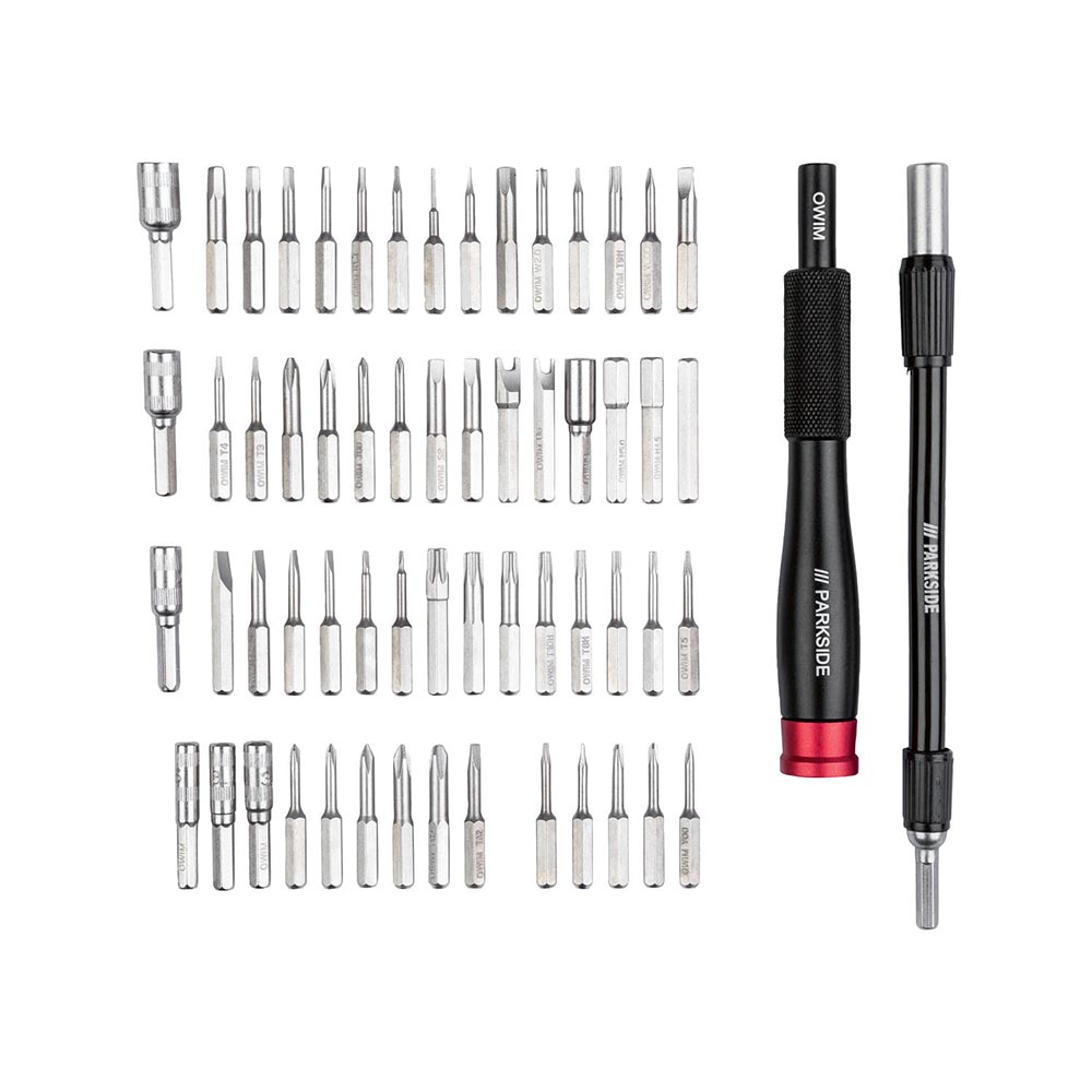 ParkSide - Set d'outils de précision (64 embouts)
