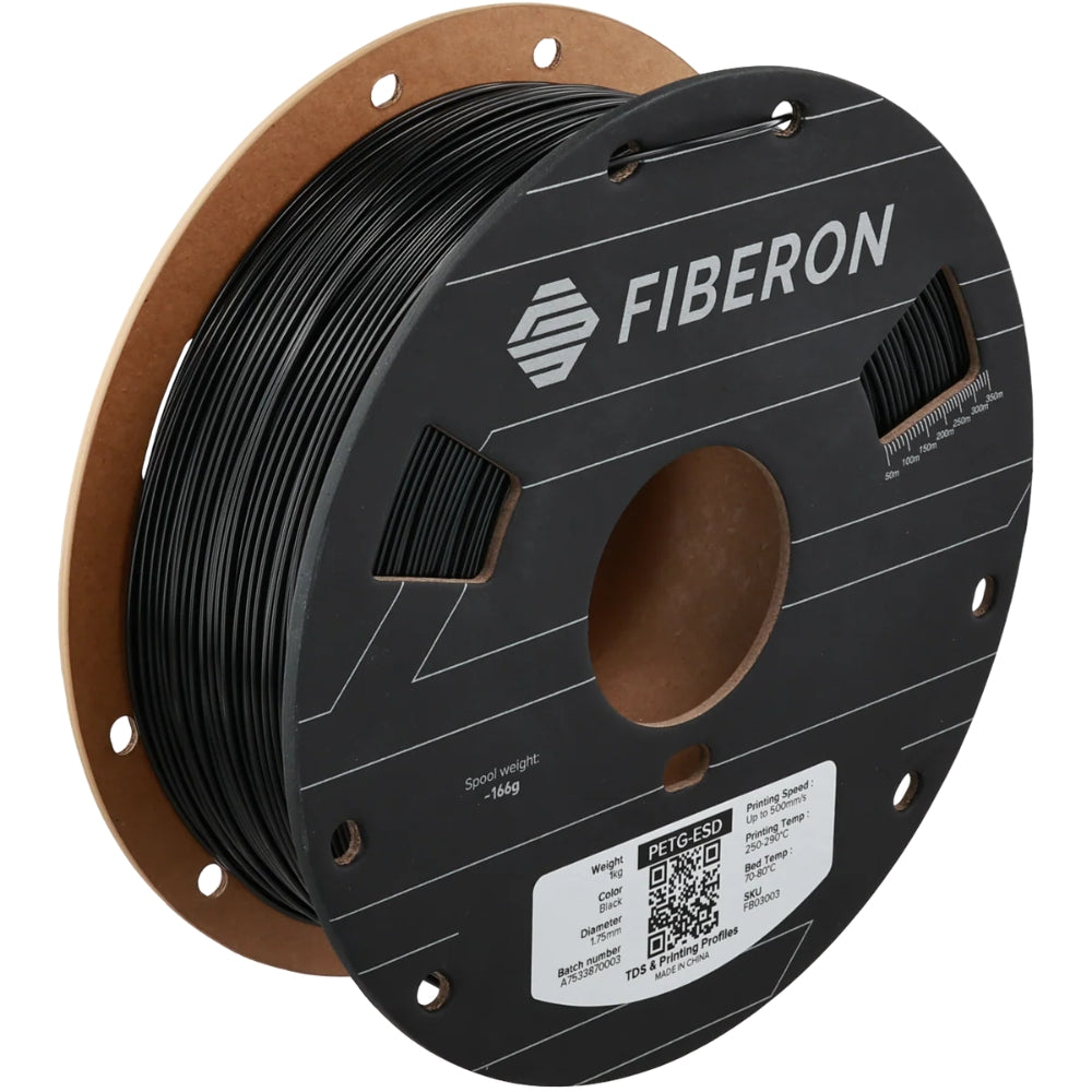 Polymaker - Fiberon PETG-ESD - Noir (Black) - 1,75 mm - 1 kg
