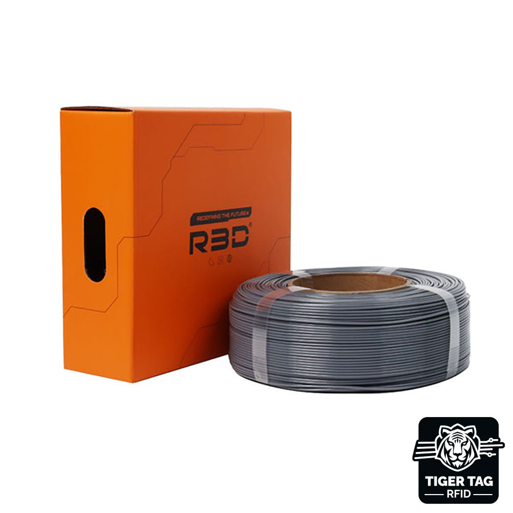 R3D - PETG High-Speed - Gris (Grey) - 1,75 mm - 1 kg Refill avec RFID TigerTag