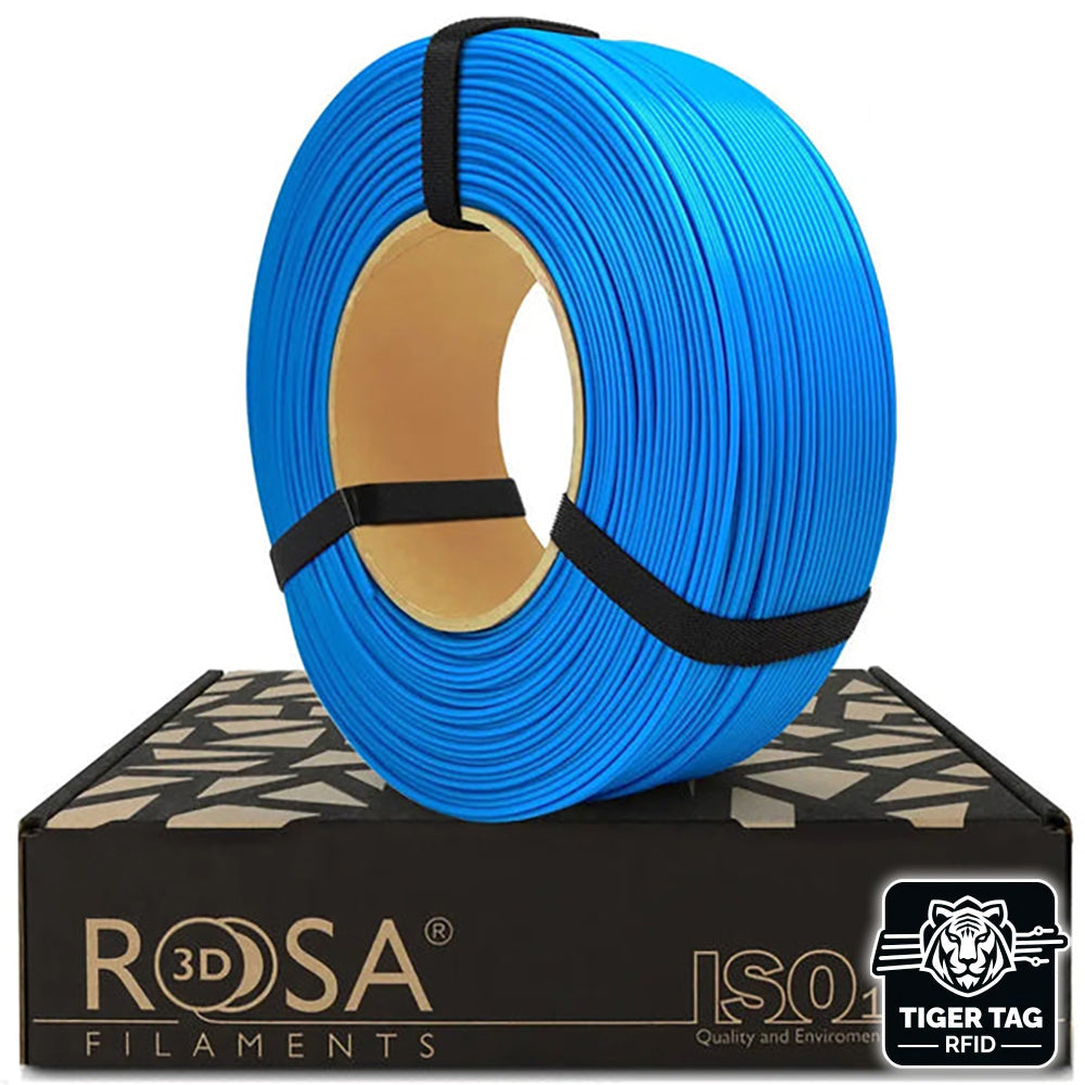 Rosa3D - PLA Starter - Bleu Ciel (Blue sky) - 1,75 mm - 1 kg Refill avec RFID TigerTag