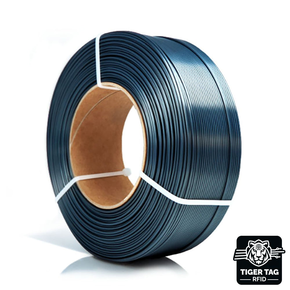 Rosa3D - PLA Silk - Graphite - 1,75 mm - 1 kg Refill avec RFID TigerTag