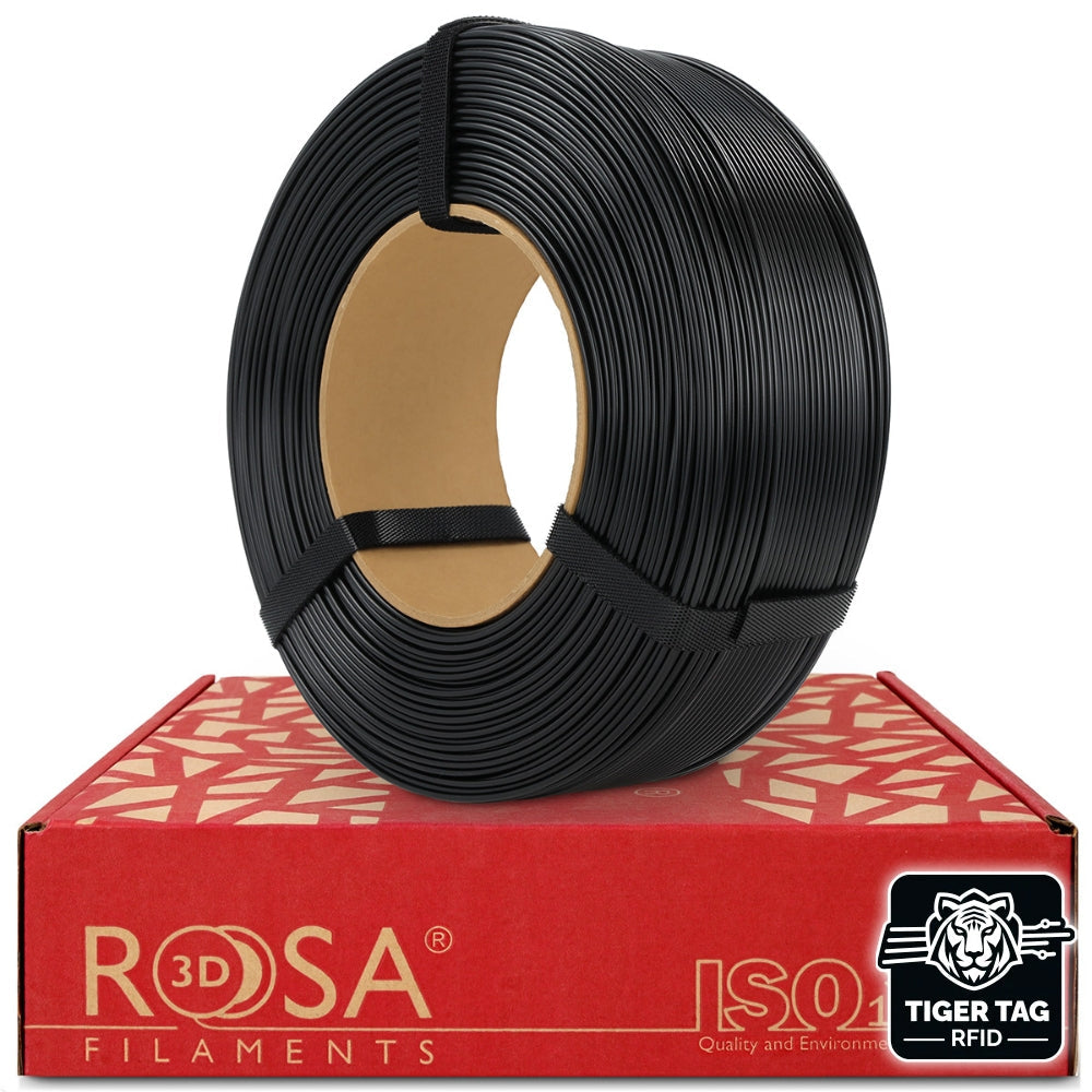 Rosa3D - ASA - Noir (Black) - 1,75 mm - 1 kg Refill avec RFID TigerTag