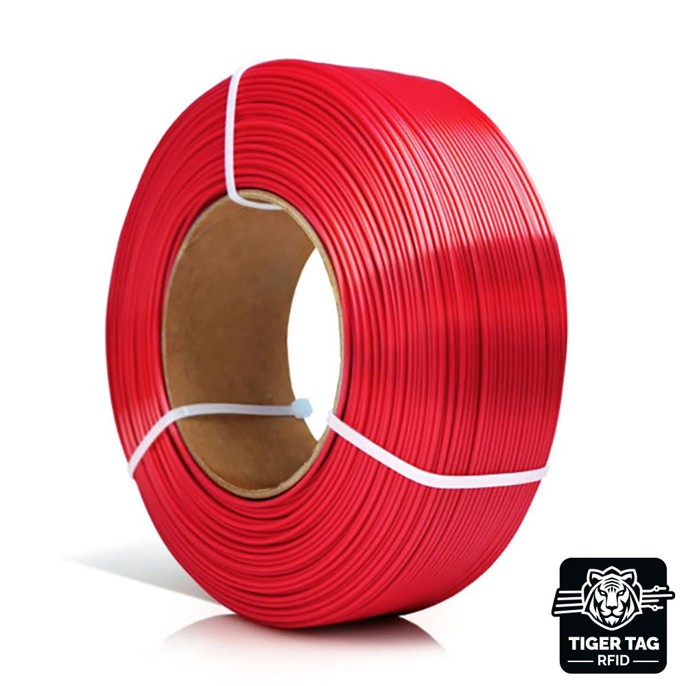Rosa3D - PLA Silk - Rouge (Red) - 1,75 mm - 1 kg Refill avec RFID TigerTag
