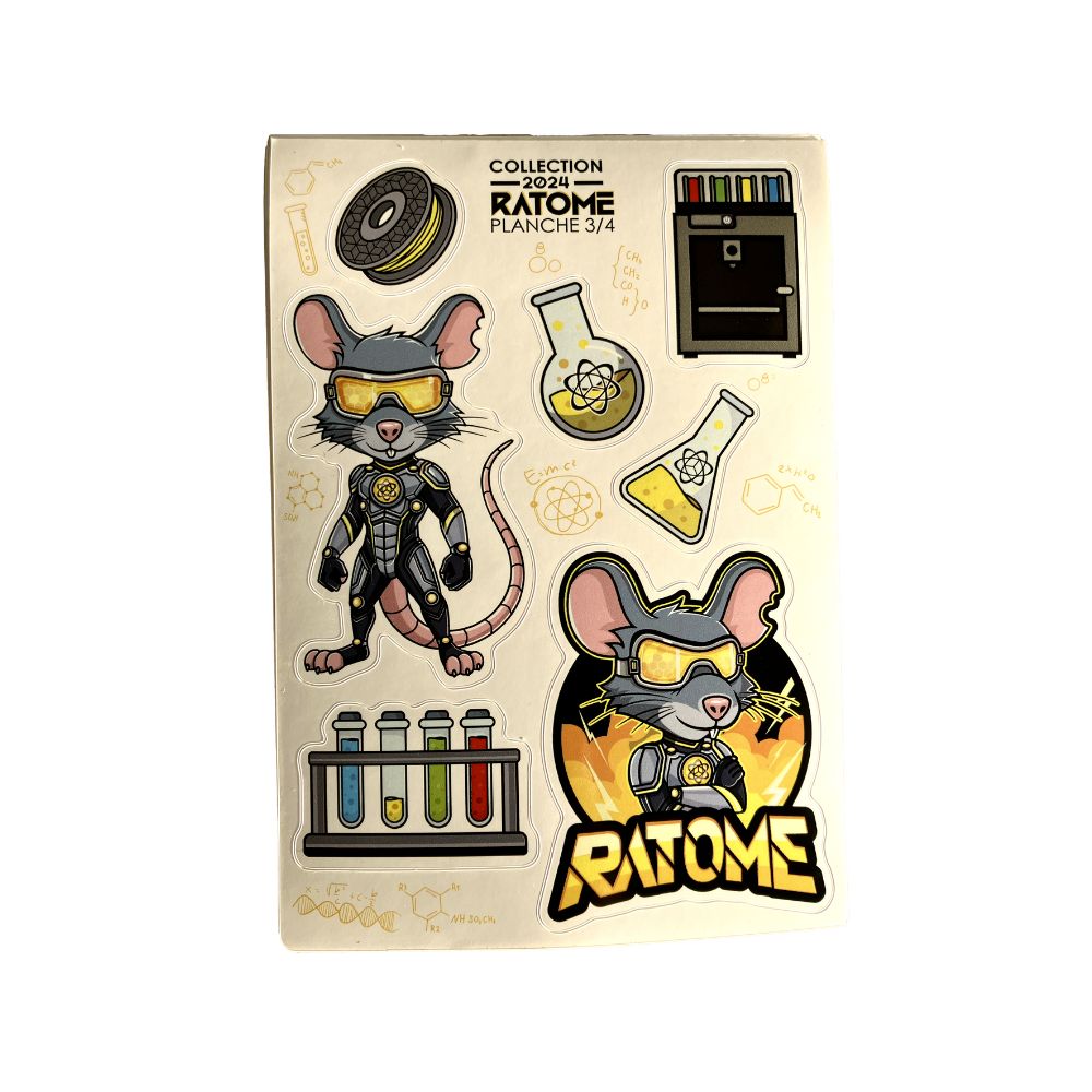 Stickers Ratome 2024 - 50 Planches