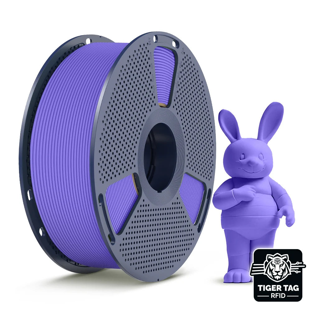 Sunlu - PLA Matte - Violet Lavande (Lavender Purple) - 1,75 mm - 1 kg avec RFID TigerTag