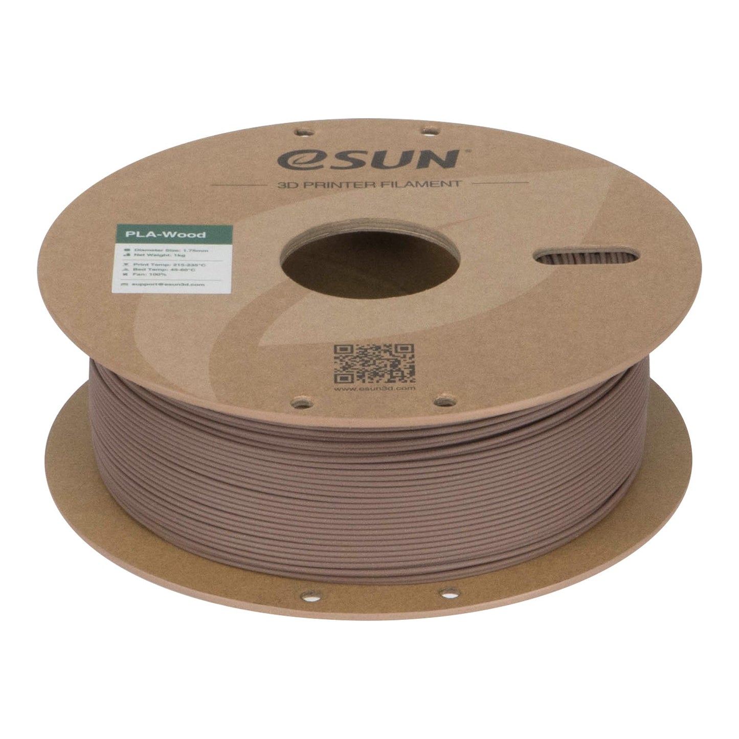 eSun - PLA Wood - Noyer (Walnut) - 1.75mm - 1 kg