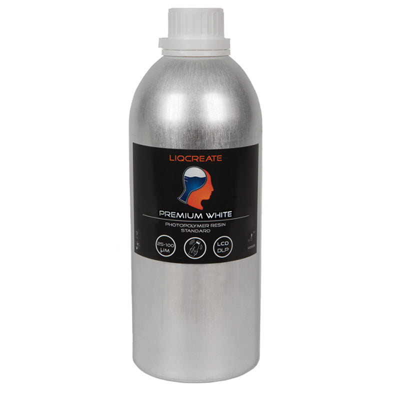 Liqcreate - Premium White (blanc) - 250g, resines UV, LIQCREATE