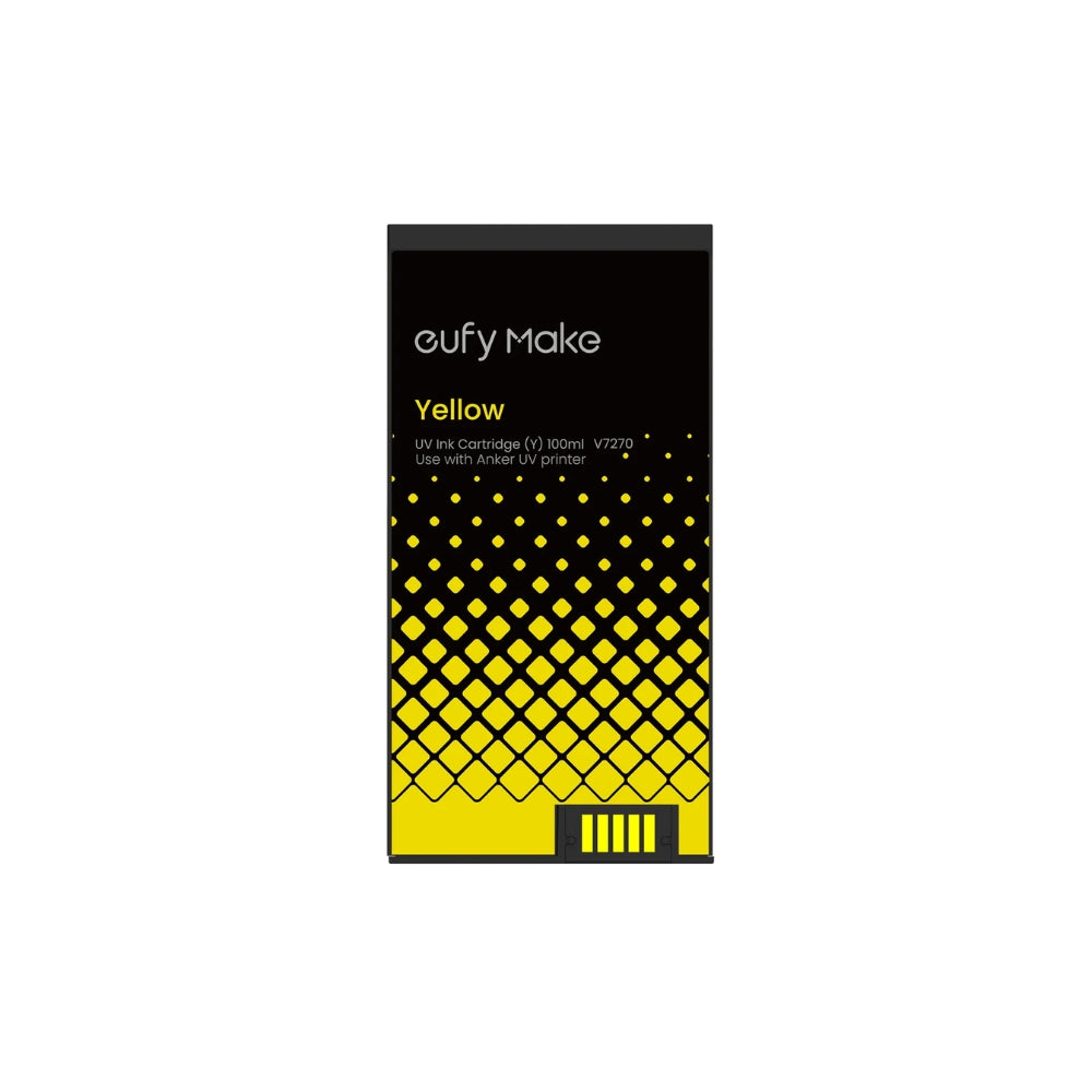 eufyMake - E1 - Cartouche d'encre UV Jaune (UV Ink Cartridge(Y)) - 100 mL