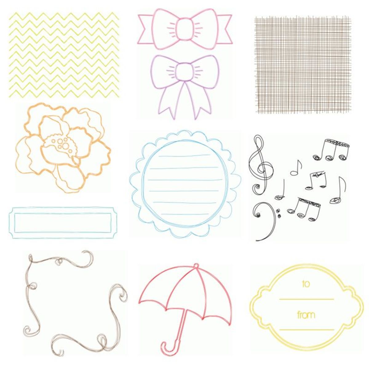 Silhouette - Kit 24 Stylos Fun et Colorés