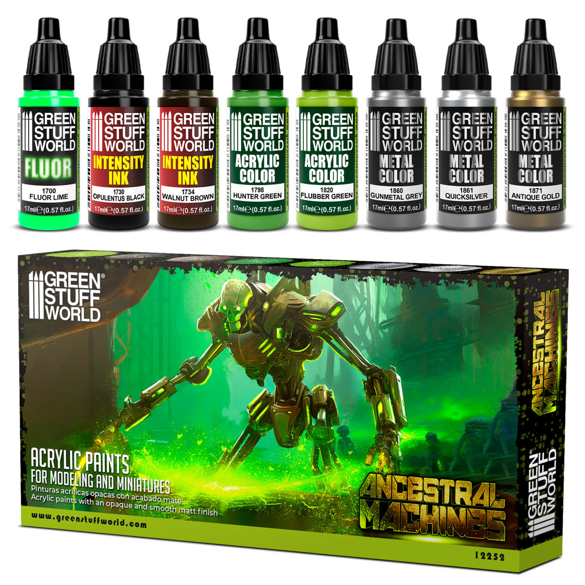 GSW-SET PEINTURES-ANCESTRAL MACHINES