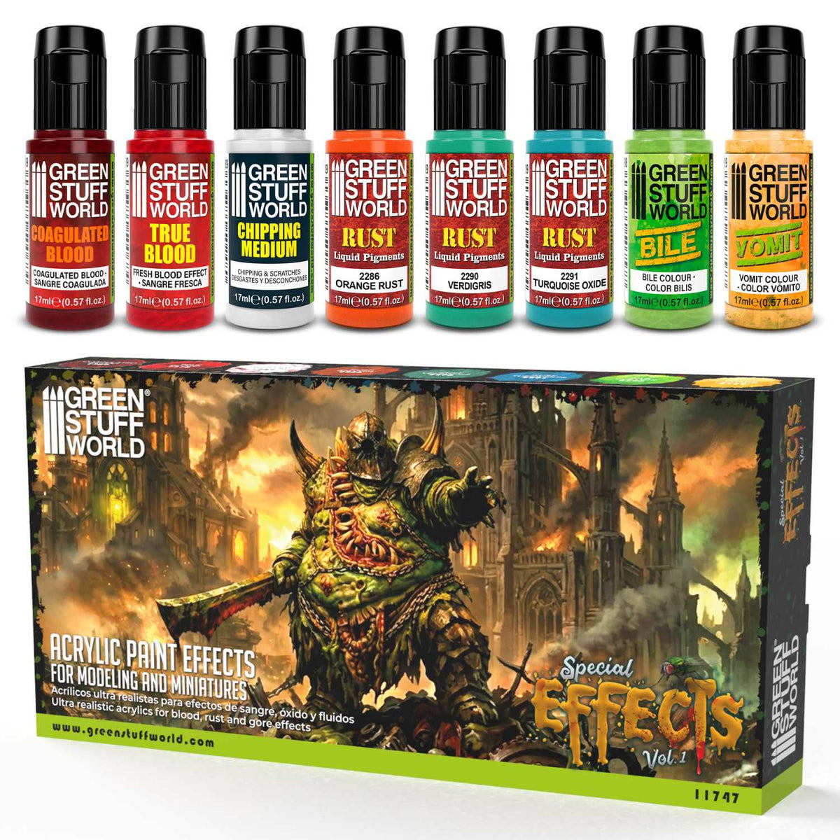 GSW- SET PEINTURES-EFFETS SPECIAUX-VOL1
