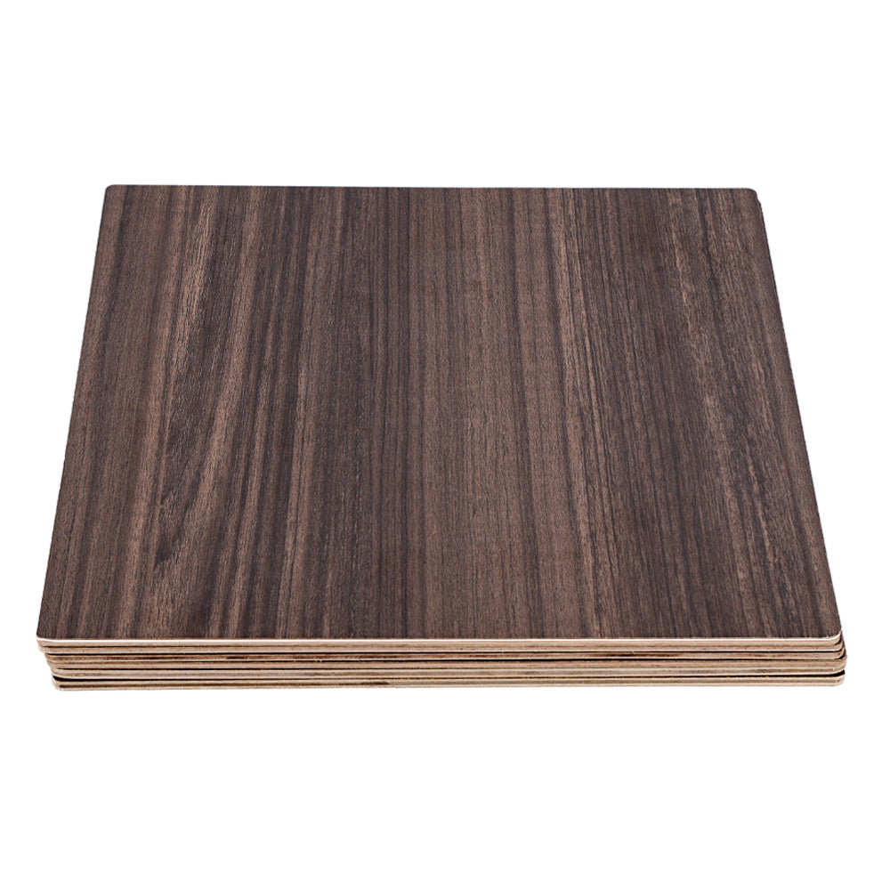 Creality - 10 Plaques de Contreplaqué de Noyer (Walnut Plywood Sheets) - 30 x 30 cm - 3 mm