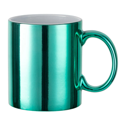 MissKraft - Sublimation - Mug en Céramique -Turquoise Métalisé - 330 ml