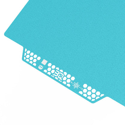 BIQU - Plateau CryoGrip Pro - Bambu Lab X1/X2/P1/P2/A1 - Bleu glacé fin - (Glacier Fine Textures)