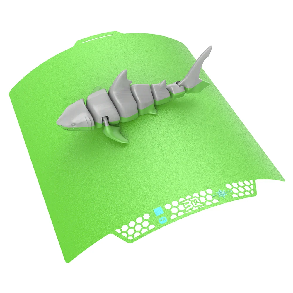 BIQU - Plateau CryoGrip Pro - Bambu Lab X1/X2/P1/P2/A1 - Vert glacé fin - (Glacier Fine Textures)