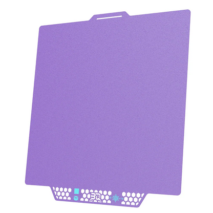 BIQU - Plateau CryoGrip Pro - Bambu Lab X1/X2/P1/P2/A1 - Violet glacé fin - (Glacier Fine Textures)