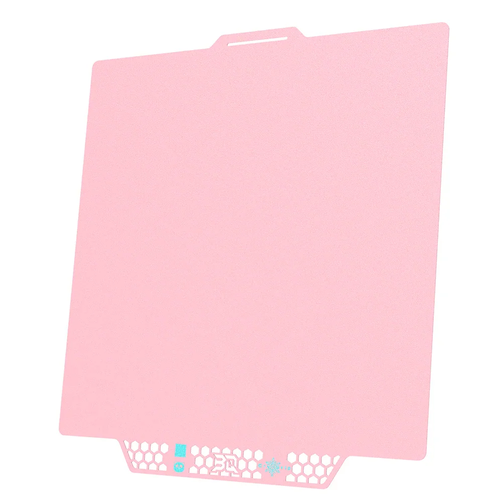 BIQU - Plateau CryoGrip Pro - Bambu Lab X1/X2/P1/P2/A1 - Rose glacé fin - (Glacier Fine Textures)