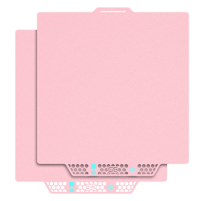 BIQU - Plateau CryoGrip Pro - Bambu Lab X1/X2/P1/P2/A1 - Rose glacé fin - (Glacier Fine Textures)