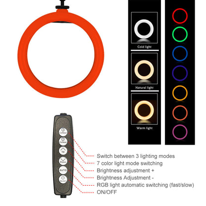 Anneau lumineux LED RVB