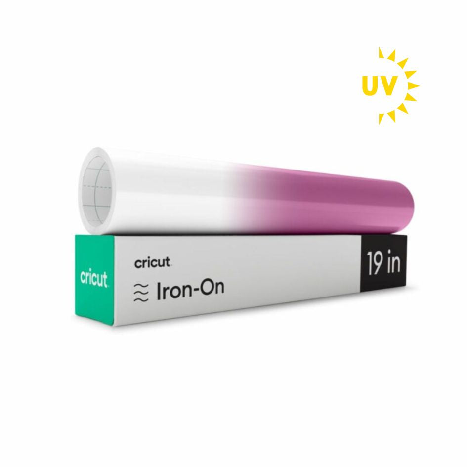Cricut - Vinyle Thermocollant UV - Blanc/Rose - 30 x 48 cm
