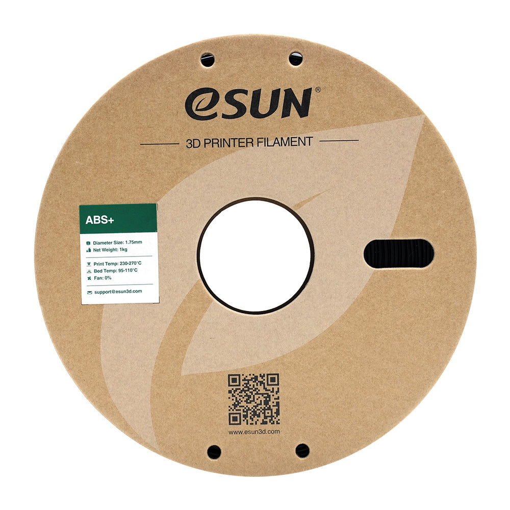 Bobine de ABS+ eSun Black - 1kg - Packaging