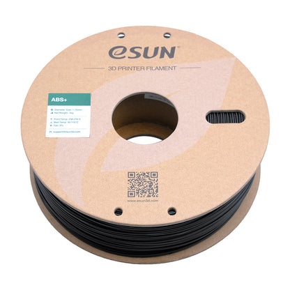 Bobine de ABS+ eSun Black - 1kg - Spool couchée