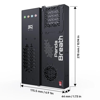 BIQU - Panda Breath V1.1.2 - Système de Filtration de l'Air et de Chauffage pour Bambu Lab Séries P1/P2/X1/A1 et Snapmaker U1