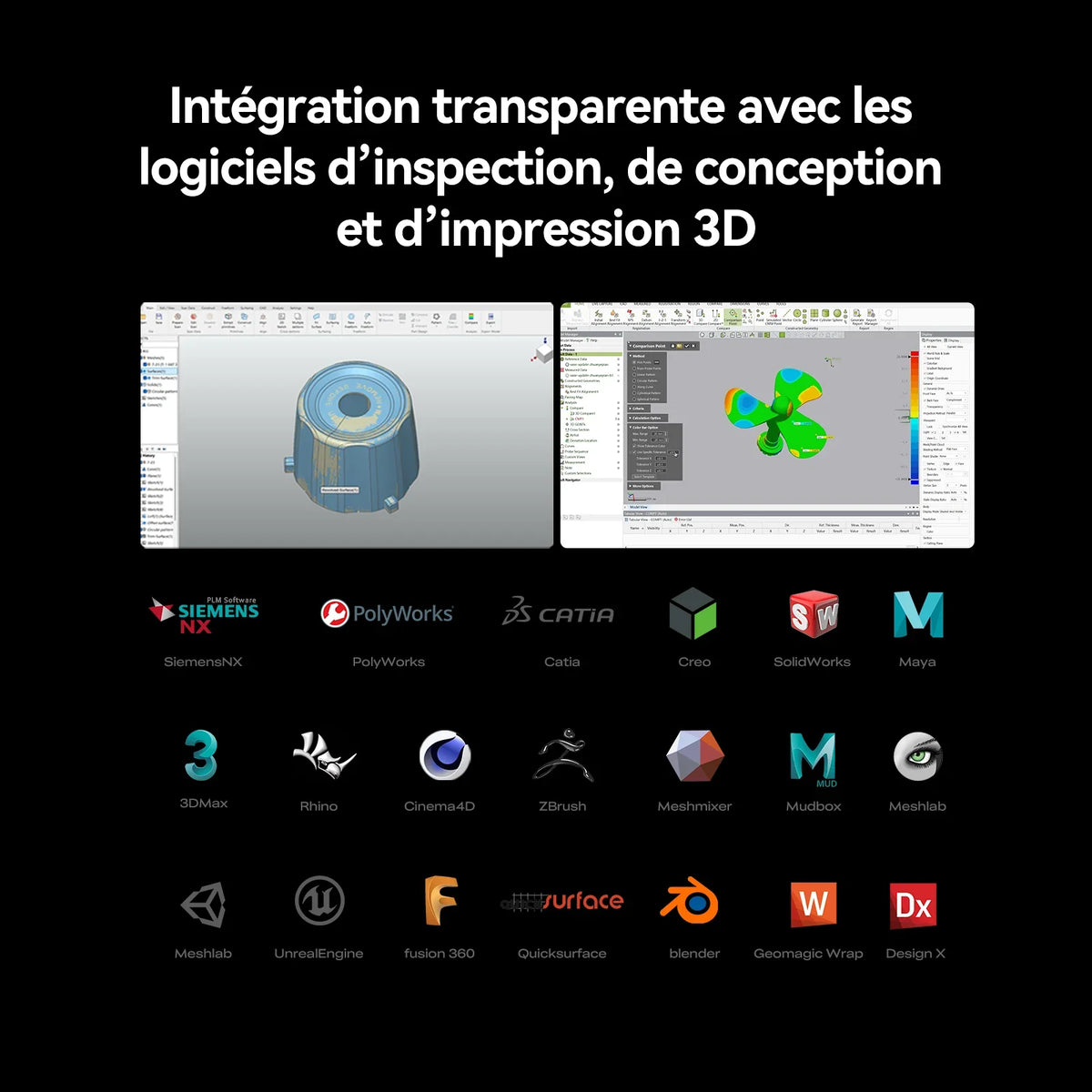 Creality - Sermoon X1 - Scanner 3D à Puissance Industrielle