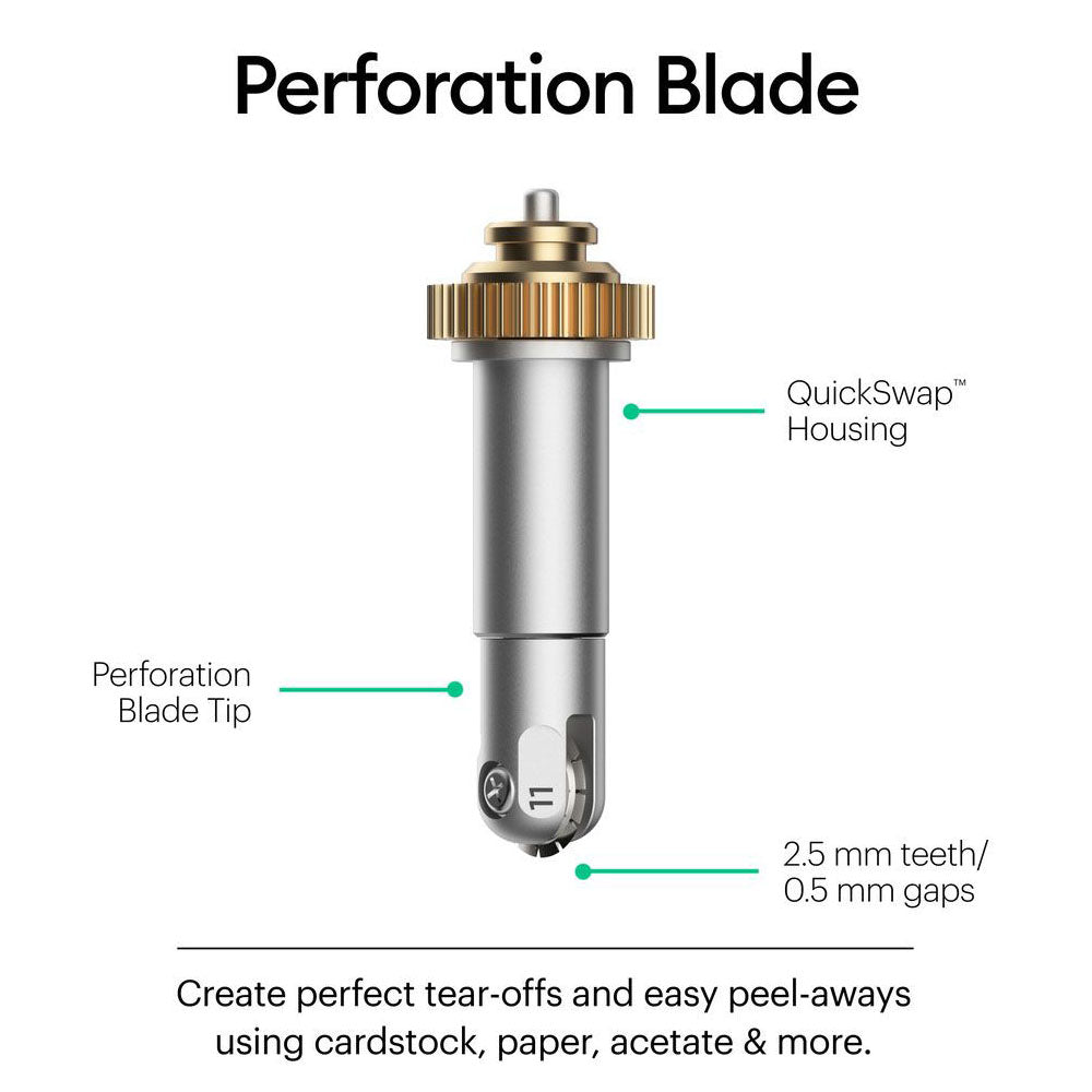 Cricut - 11 - Lame de Perforation + Base QuickSwap