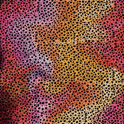 Cricut - 2 Feuilles de Transfert avec Motifs Infusible Ink - Pattern Rainbow Cheetah - (30,5x30,5cm)
