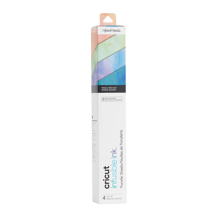 Cricut infusible ink feuilles de transfert atome3d aqurelle