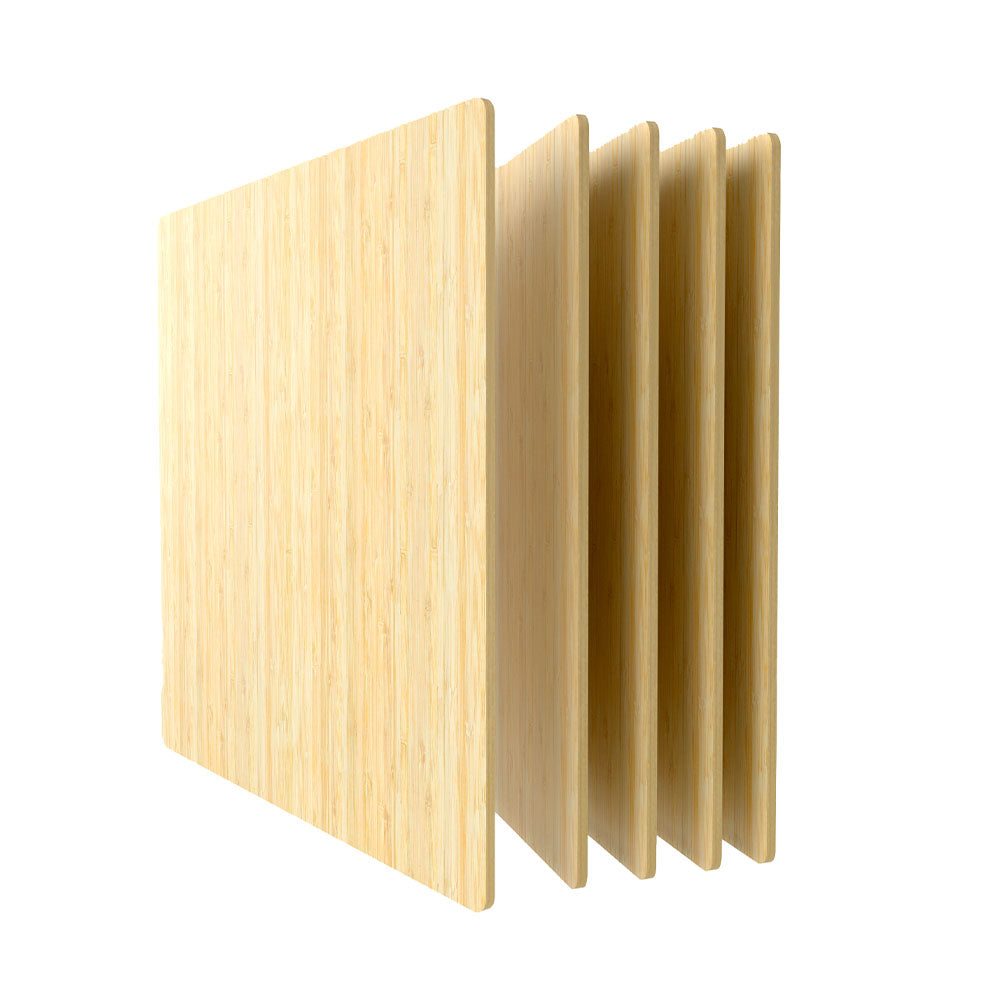 Creality - 10 Plaques de Contreplaqué de Bambou (Bamboo Sheets) - 20 x 20 cm - 3 mm