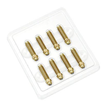 Elegoo - CC/CC2 - Kit de Buses en Laiton et Acier Trempé (Nozzle Kit) - Tailles Multiples - 8 pcs