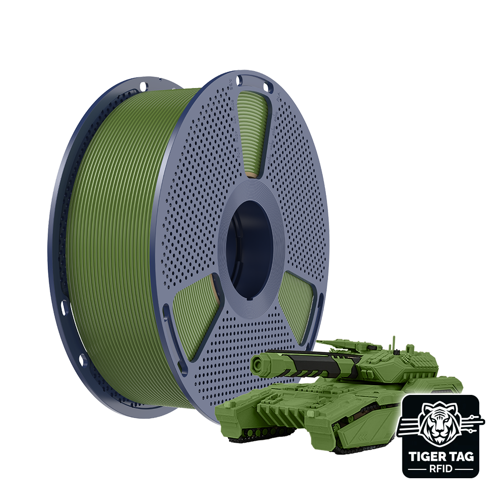 Sunlu - PLA - Vert Olive (Olive Green) - 1,75 mm - 1 kg avec RFID TigerTag